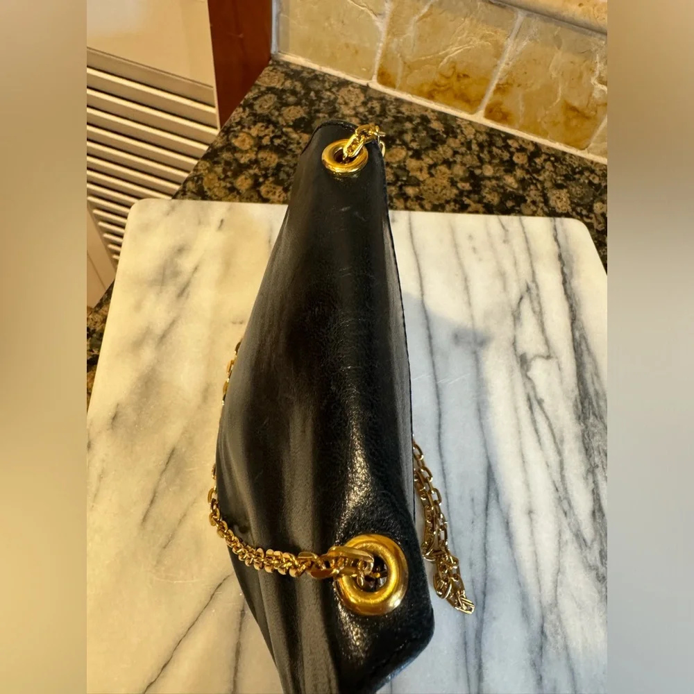 Rodo black leather shoulder bag - Picture 4 of 14
